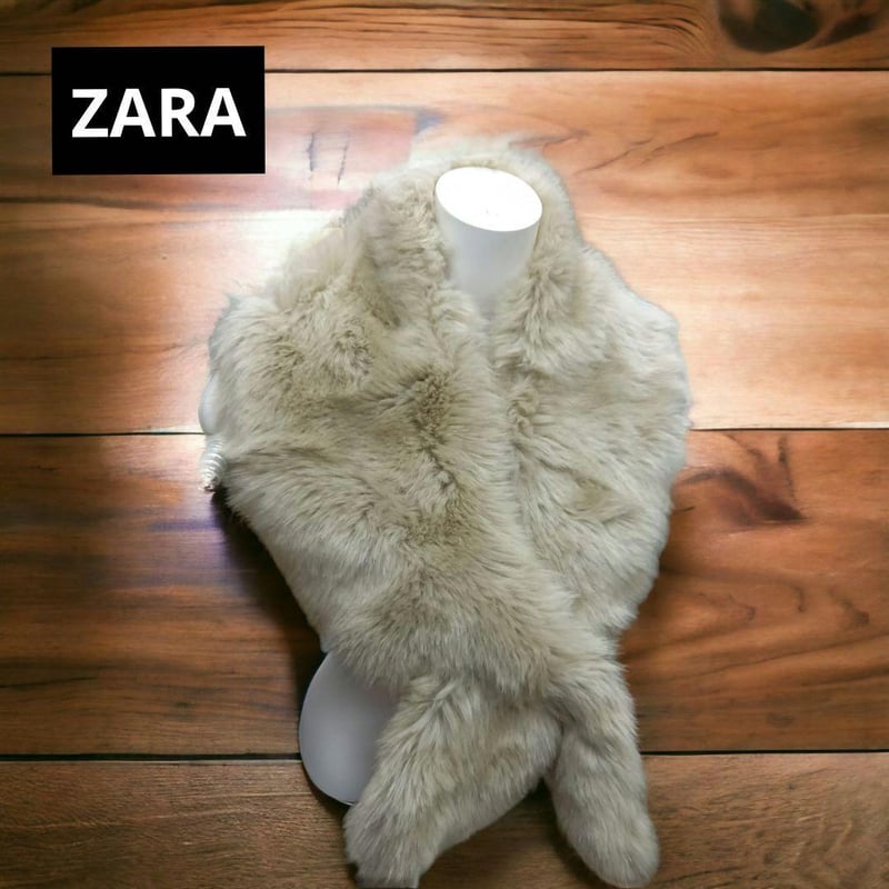 ZARA フェイクファーマフラー ZARA - ZARA フェイクファーマフラーの通販 by 断捨離倉庫 ※自己紹介要
