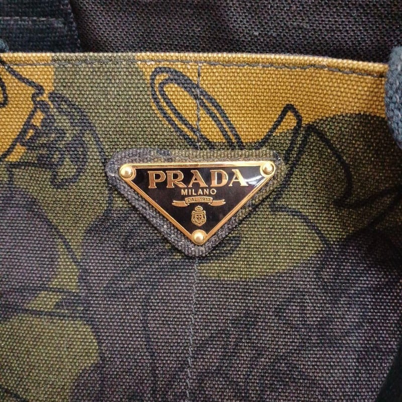希少】【正規品】PRADA プラダ カナパ カモフラ トートバック 花柄