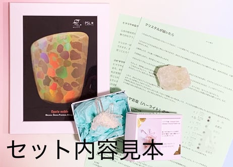 【クリスタルハーモニー】ヒマラヤ水晶クラスター（パリ鉱物博物館のおみやげ付き）