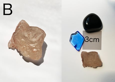 【内なる雪解けを刻むQuartz of Course】クリスタル3個セット（アイスクォーツ・シベリアンブルークォーツ・ブラックオブシディアン）