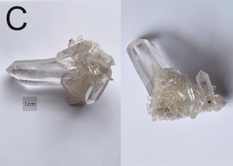 【クリスタルハーモニー】ヒマラヤ水晶クラスター（パリ鉱物博物館のおみやげ付き）