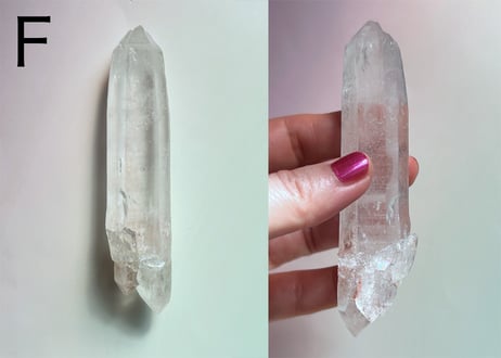 特別な1点【自己治癒の深呼吸】ヒマラヤ産 両剣水晶 ナチュラルクリスタルワンド