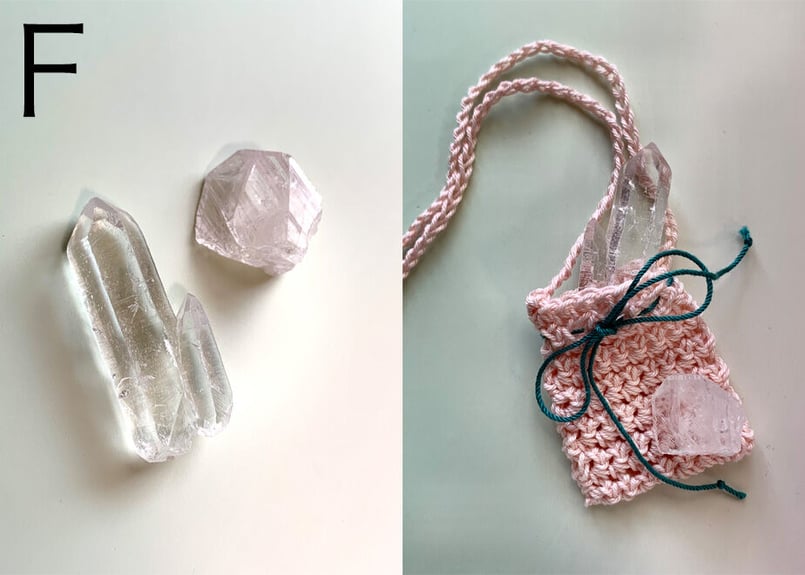 透明なゲート】TESIMO基本ミニクリスタル2個セット（ヒマラヤ水晶