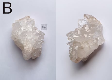 【クリスタルハーモニー】ヒマラヤ水晶クラスター（パリ鉱物博物館のおみやげ付き）