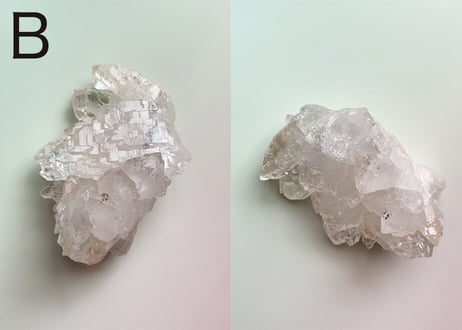 【クリスタルハーモニー】ヒマラヤ水晶クラスター（パリ鉱物博物館のおみやげ付き）