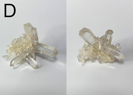 【クリスタルハーモニー】ヒマラヤ水晶クラスター（パリ鉱物博物館のおみやげ付き）