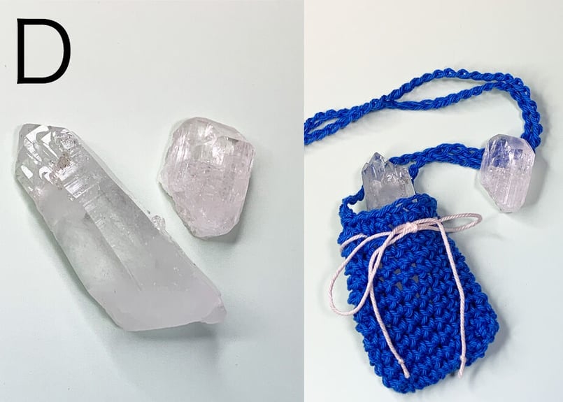 透明なゲート】TESIMO基本ミニクリスタル2個セット（ヒマラヤ水晶