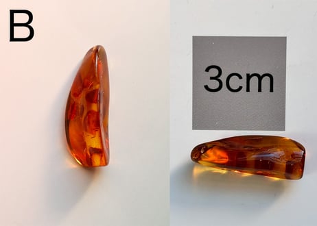 【大地と太陽の恵みは万能薬】ヒーリング用に活性化したアンバー1個