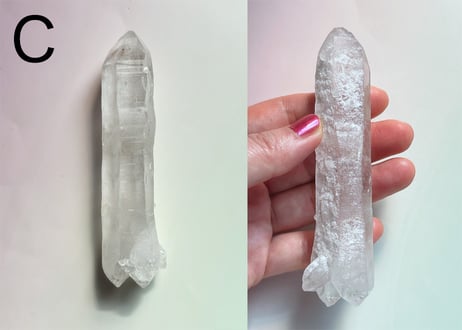 特別な1点【自己治癒の深呼吸】ヒマラヤ産 両剣水晶 ナチュラルクリスタルワンド
