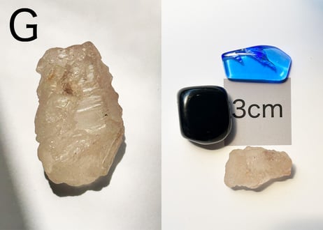 【内なる雪解けを刻むQuartz of Course】クリスタル3個セット（アイスクォーツ・シベリアンブルークォーツ・ブラックオブシディアン）