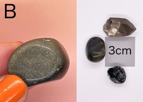 【オブシディアン一族の解毒と再生・強】クリスタル3個セット（アパッチティア・ゴールドシーンオブシディアン・スイス産スモーキークォーツ）