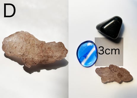 【内なる雪解けを刻むQuartz of Course】クリスタル3個セット（アイスクォーツ・シベリアンブルークォーツ・ブラックオブシディアン）