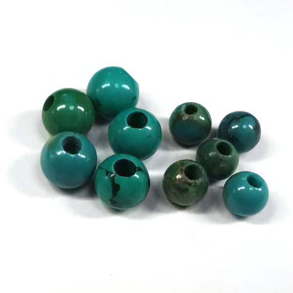 2mm穴 ターコイズビーズ ラウンド 8mm | Beads NAPI