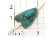 2mm穴　ターコイズビーズ　ナゲット　21mm　No.4745　現品