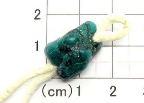 3mm穴　ターコイズビーズ　ナゲット　No.5693　19mm　現品