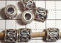 無垢ゴールドパイプビーズ・同型の無垢シルバー | Beads NAPI