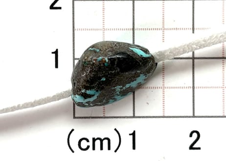 2mm穴　ターコイズビーズ　ナゲット　15mm　No.1508　現品