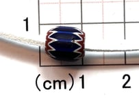 シェブロンビーズ　No.1586　現品　　8mm