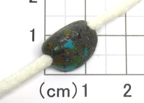2mm穴　ターコイズビーズ　ナゲット　15mm　No.8028　現品