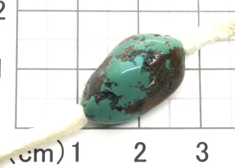 2mm穴　ターコイズビーズ　ナゲット　20mm　No.8067　現品