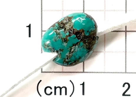 2mm穴　ターコイズビーズ　ナゲット　15mm　No.1458　現品