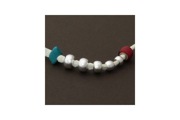 シルバービーズ　無垢　2個セット 2.5mm穴無垢シルバービーズ | Beads NAPI