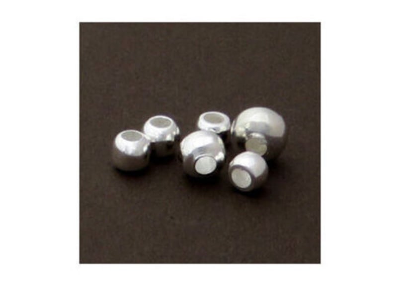 2mm穴 無垢シルバービーズ | Beads NAPI 2mm穴 無垢シルバービーズ | Beads NAPI