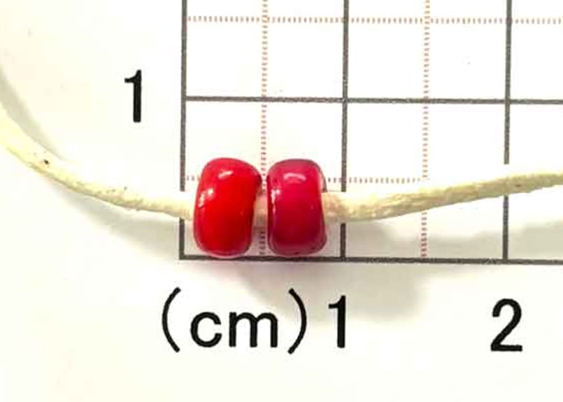 ホワイトハーツ 2個 6.5mm NO.8335 現品 | Beads NAPI