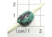 2mm穴　ターコイズビーズ　ナゲット　18mm　No.4654　現品