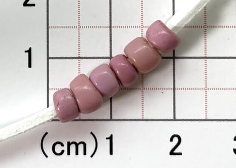 ピンクマサイ　6個　No.1746　現品　6mm