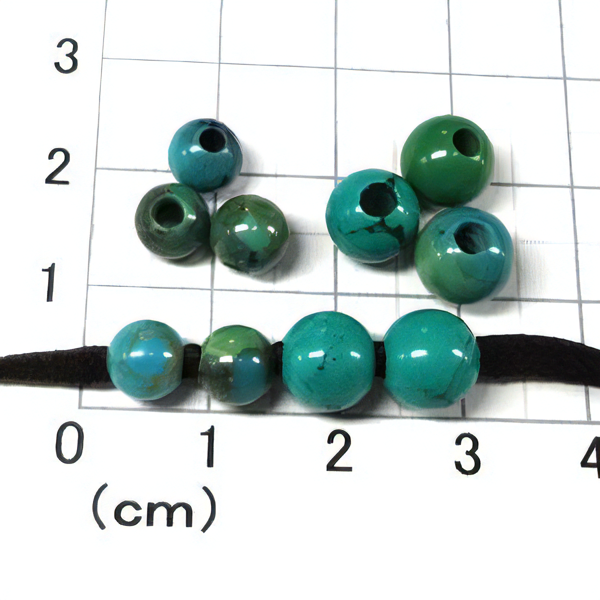 2mm穴 ターコイズビーズ ラウンド 8mm | Beads NAPI