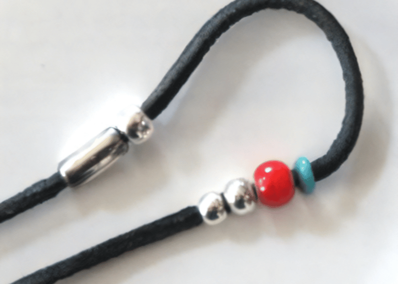 中厚手 鹿紐3mm 黒吟有りB | Beads NAPI