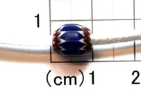 シェブロンビーズ　No.1587　現品　　7.5mm