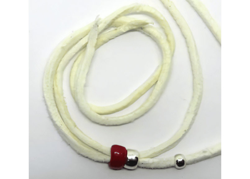 中厚手 鹿紐3mm 白吟無しA | Beads NAPI