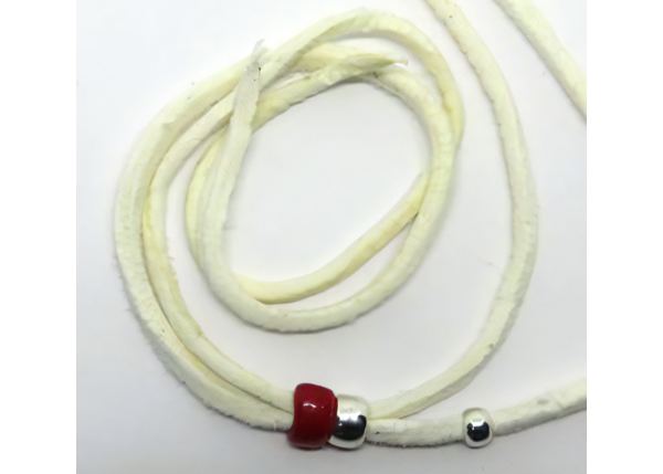 中厚手 鹿紐3mm 白吟無しA | Beads NAPI