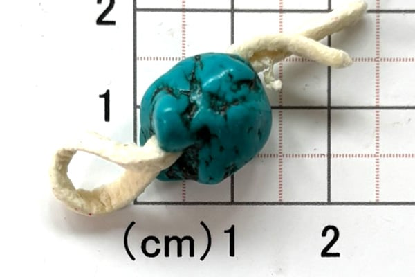 3mm穴 ターコイズビーズ ナゲット No.8704 16mm 現品 | Beads NAPI