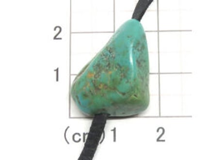 2mm穴　ターコイズビーズ　ナゲット　24mm　No.4822　現品
