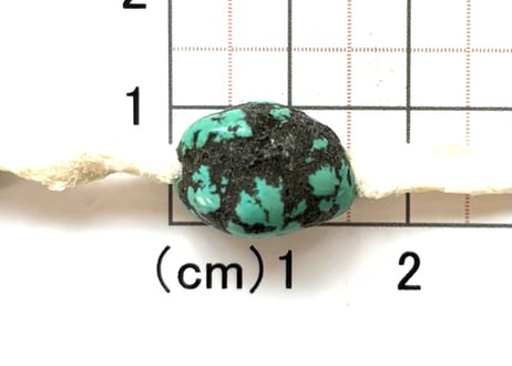 2mm穴　ターコイズビーズ　ナゲット　14mm　No.8912　現品