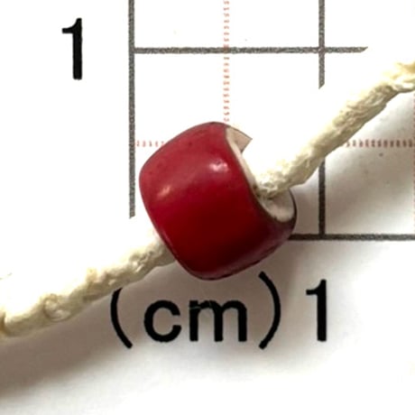 金赤ホワイトハーツ　8mm　NO.1201　現品