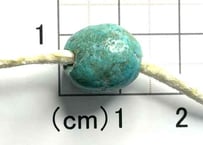 2mm穴　ターコイズビーズ　ナゲット　12mm　No.8301　現品