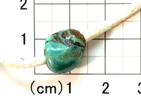 2mm穴　ターコイズビーズ　ナゲット　12mm　No.1264　現品