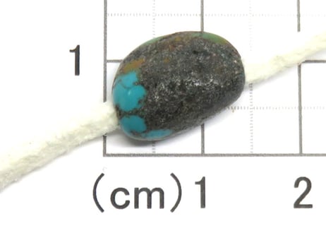 2mm穴　ターコイズビーズ　ナゲット　15mm　No.8028　現品