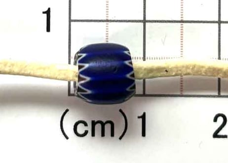 シェブロンビーズ　No.8407　現品　　7.5mm
