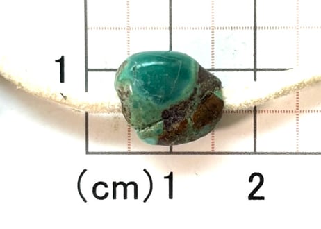 2mm穴　ターコイズビーズ　ナゲット　12mm　No.1264　現品