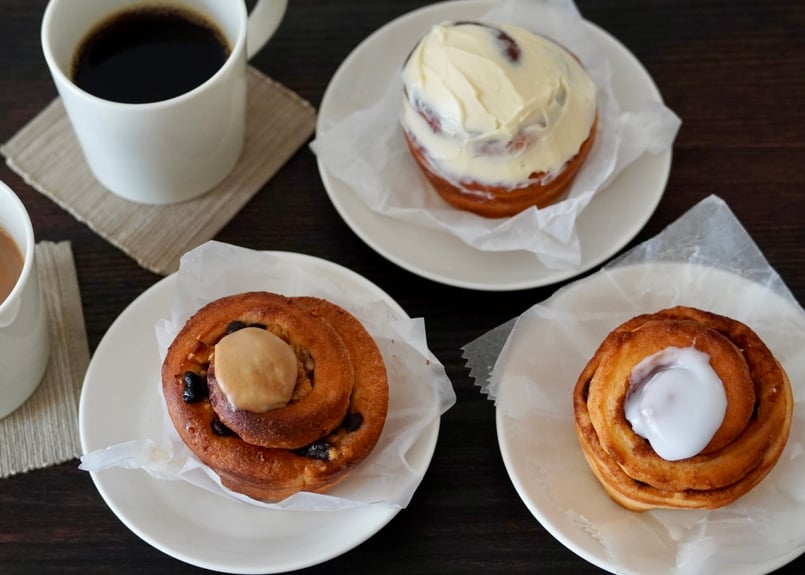 冷凍便/3種の味を楽しむ贅沢シナモンロール【9個セット】 | 一晩たって