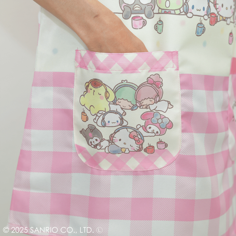 2025春夏新作 保育士エプロン キャラクターズリラックスキッチン