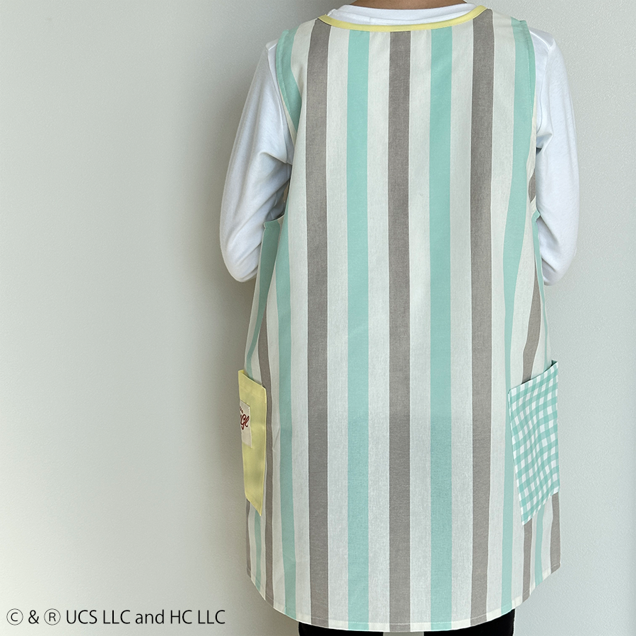 ☆専用☆きんぎょがにげた　おさるのジョージ　保育士エプロン すてきな先生N.Book2025|きんぎょがにげたしかけエプロン 2L