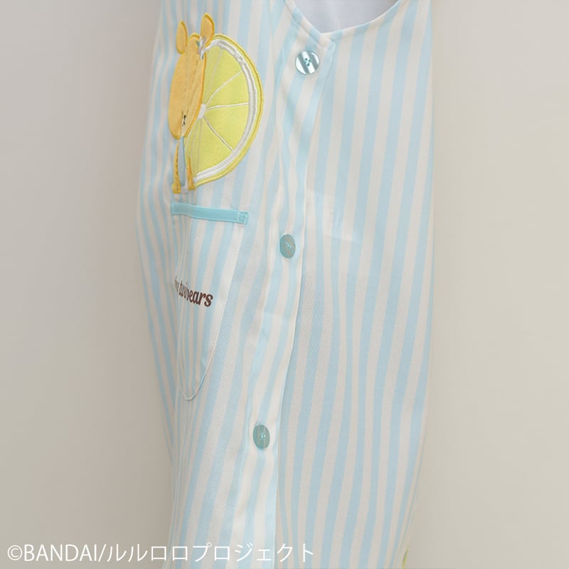 2026春夏新作 保育士エプロン ルルロロ RA44134-61 サイドボタン