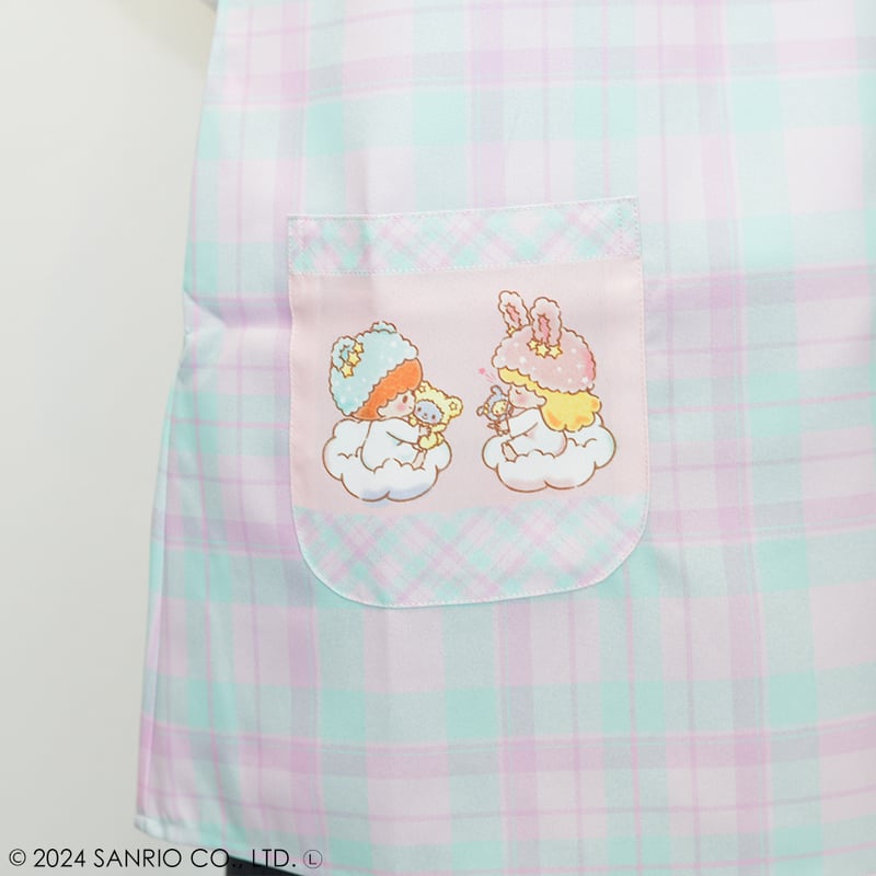 ショート丈】 2025秋冬新作 保育士エプロン キキララ サンリオ