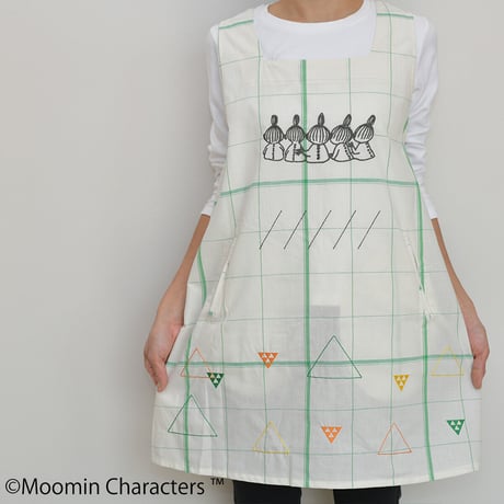 ＼人気旧作／ 保育士エプロン ムーミン リバーシブル
